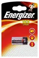 7638900052008.: Battery, 3 V, CR123, Lithium Manganese Dioxide, 1.5 Ah, Raised Positive and Flat Negative, 1