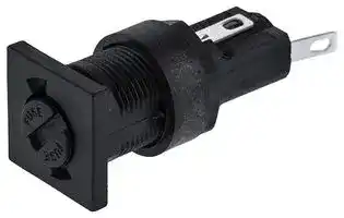 FX0359: Cartridge Fuse Holder, 1Fuse, Solder Lug, 16A, 250VAC, 5mm x 20mm