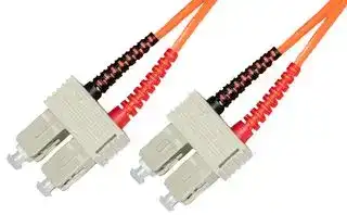 005-607-010-01B: Fibre Optic Cable, Multimode, 125 µm, SC-SC, 3.28 ft/1 m