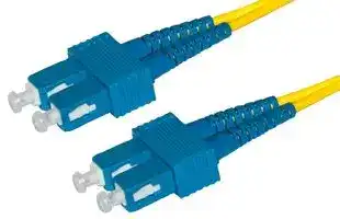 005-907-010-01B: Fibre Optic Cable, Singlemode, 125 µm, SC-SC, 3.28 ft/1 m