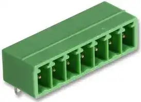 CTB93HE/7: Terminal Block, Plug, 3.81 mm, 7 Ways, 10 A, 200 V, Through Hole Right Angle
