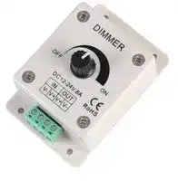 LED-DIAL-DIMMER: LED Driver, 192 W, 24 VDC, 8 A, Constant Voltage, 12 VDC