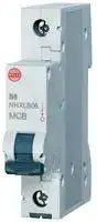 NHXLB06: Thermal Magnetic Circuit Breaker, 6 A, 1 Pole, 240 V, DIN Rail