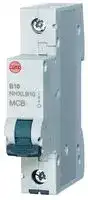 NHXLB10: Thermal Magnetic Circuit Breaker, 10 A, 1 Pole, 240 V, DIN Rail