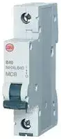 NHXLB40: Thermal Magnetic Circuit Breaker, 40 A, 1 Pole, 240 V, DIN Rail