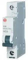 NHXLC50: Thermal Magnetic Circuit Breaker, 50 A, 1 Pole, 240 V, DIN Rail
