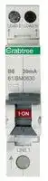 61/BM0630: Circuit Breaker, Starbreaker B Curve Series, 240 V, 6 A, 2 Pole