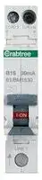 61/BM1630: Circuit Breaker, Starbreaker B Curve Series, 240 V, 16 A, 2 Pole