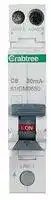 61/CM0630: Circuit Breaker, Starbreaker C Curve Series, 240 V, 6 A, 2 Pole