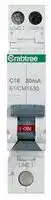 61/CM1630: Circuit Breaker, Starbreaker C Curve Series, 240 V, 16 A, 2 Pole