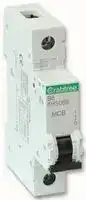 6HS06B: Thermal Magnetic Circuit Breaker, Loadstar B Curve Series, 6 A, 1 Pole, 230 VAC, DIN Rail