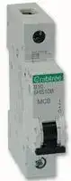 6HS10B: Thermal Magnetic Circuit Breaker, Loadstar B Curve Series, 10 A, 1 Pole, 230 VAC, DIN Rail
