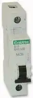 6HS16B: Thermal Magnetic Circuit Breaker, Loadstar B Curve, 16 A, 1 Pole, 230 VAC, DIN Rail