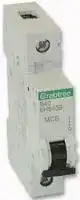 6HS40B: Thermal Magnetic Circuit Breaker, Loadstar B Curve Series, 40 A, 1 Pole, 230 VAC, DIN Rail