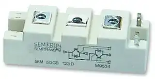 SKM50GB12T4: IGBT Module, Half Bridge, 81 A, 1.85 V, 175 °C, SEMITRANS 2
