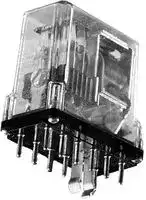 219BBXPLM-120VAC: RELAY, DPDT-NO, 240VAC, 28VDC, 10A