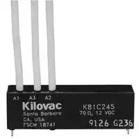 K81C545: POWER RELAY, SPDT, 10A, 10KVDC, TH