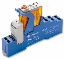 4C.52.9.024.0050SPA: General Purpose Relay, 4C Series, Interface, DPDT, 24 VDC, 15 A