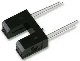 GP1S58VJ000F: Transmissive Photo Interrupter, Phototransistor, Through Hole, 5 mm, 0.5 mm, 50 mA, 6 V