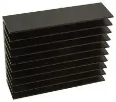 47DN-01000-A-200: Heat Sink, Extruded Range - 3, Black Anodized, 1.7 °C/W, 80 mm, 30 mm, 100 mm