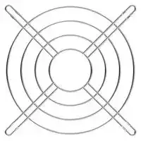 SC120-W8: FAN GUARD, 120MM, STEEL