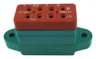 M12883/41-04 LC: RELAY SOCKET, 10A, 8POS, PANEL, STUD