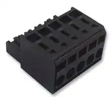 1707720000: Pluggable Terminal Block, 5.08 mm, 5 Ways, 26 AWG, 12 AWG, 2.5 mm², Clamp