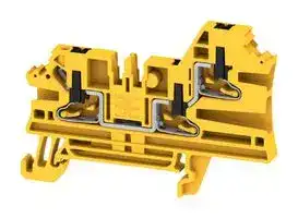 2847450000: TERMINAL BLOCK, DIN RAIL, 3POS, 12AWG
