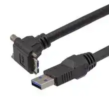 CAU3HFA-90DMBV-05M: USB CABLE, 3.0 A PLUG-R/A MICRO B PLUG