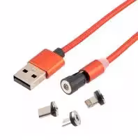 CAU2A-3IN1MAG-1M: USB CABLE, 2.0 TYPE A PLUG-LIGHTNIN/PLUG