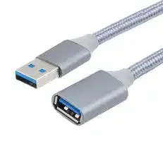 USBCA2-MF-10FT: USB CABLE, 3.0 A PLUG-RCPT, 10FT