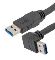 CAU3HFA-90UA-05M: USB CABLE, 3.0 A PLUG- A PLUG, 1.64FT