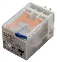 RCI002D12V: POWER RELAY, DPDT, 12VDC, 10A, SOCKET