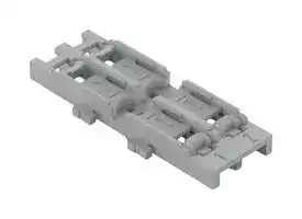 221-2532: MOUNTING CARRIER, 2POS, DIN35 RAIL, GREY