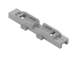 221-2521: MOUNTING CARRIER, 1POS, DIN35 RAIL, GREY