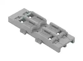 221-2522: MOUNTING CARRIER, 2POS, DIN35 RAIL, GREY