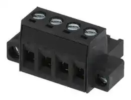 39534-0004: 5.08MM EURO PLUG RA ME BLK 4CKT