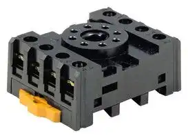 PF083A-E: Relay Socket, DIN Rail, Screw, 8 Pins, 10 A, 250 VAC