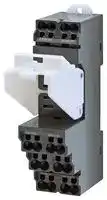 PTF-08-PU: Relay Socket, DIN Rail, Screw, 8 Pins, 10 A, 250 V, PTF Series