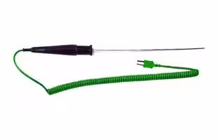 KM02: Thermocouple, K, -200 °C, 1100 °C, Stainless Steel