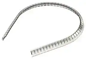 3851260: Spring Gasket, Profile Strip, Beryllium Copper, Clip On Mount, 406.4 mm x 9.4 mm x 3.3 mm