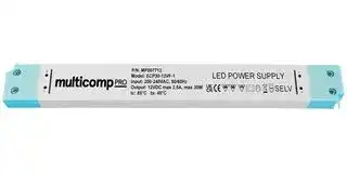 MP007713 — LED Driver, IP20, LED Lighting, 30 W, 24 VDC, 1.25 A, Constant Voltage, 200 V