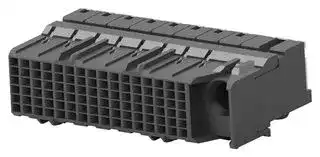 2057410-1 .: Connector, IMPACT, 96 Contacts, 1.9 mm, Receptacle, Press Fit, 6 Rows