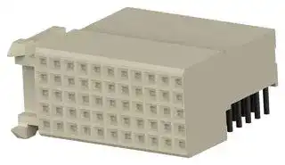 5100161-1: Connector, Z-PACK, 55 Contacts, 2 mm, Receptacle, Through Hole, 5 Rows