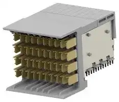 6469183-1: Connector, HM-Zd, 60 Contacts, 2.5 mm, Plug, Press Fit, 6 Rows