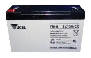 Y10-6: BATTERY,LEAD ACID,10AH,6V
