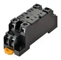PYFZ-08-E: Relay Socket, DIN Rail, Screw, 8 Pins, 10 A
