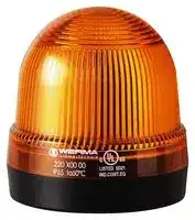 22130067: Beacon, LED, Yellow, Steady, 115 VAC, 75 mm x 79 mm, IP65