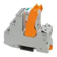 2903326: Power Relay, DPDT, 24 VDC, 10 A, RIFLINE complete Series, DIN Rail, Non Latching