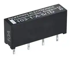 103-1-A-5/2D: Reed Relay, SPST-NO, 5 VDC, 103 Series, Through Hole, 150 ohm, 500 mA